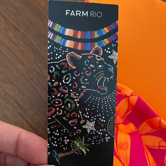 Farm Rio Adidas Colab Racerback Farm Bra Training Entrenamiento Orange Pink S - Picture 10 of 13